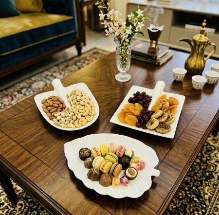صحون ضيافة بورسلان اشكال